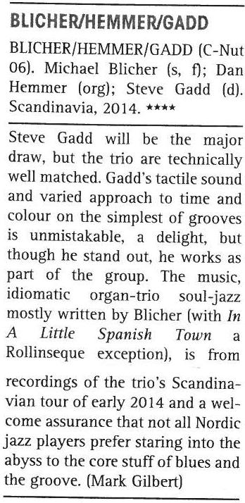 UK JazzJournal 4Stars 2016
