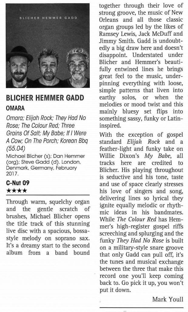 4-star "Omara" review - Jazz Journal 2018